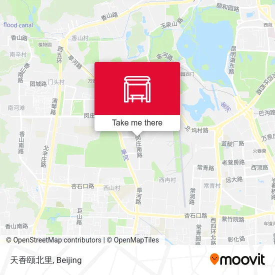 天香颐北里 map