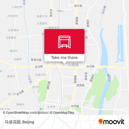 马坡花园 map