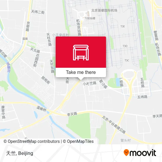 天竺 map