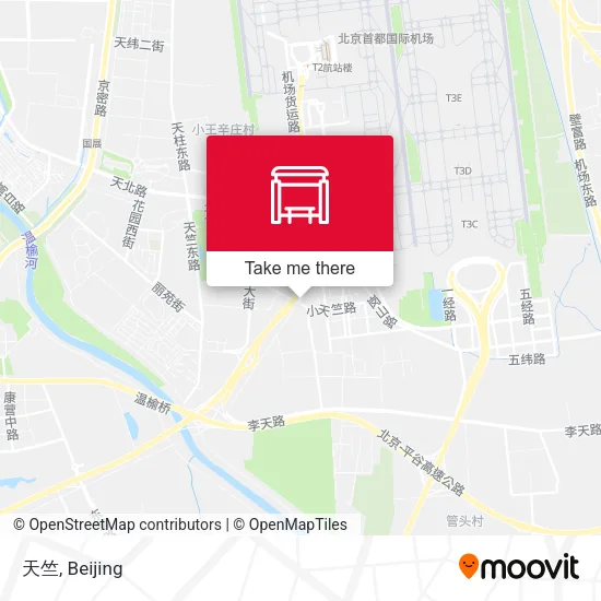 天竺 map