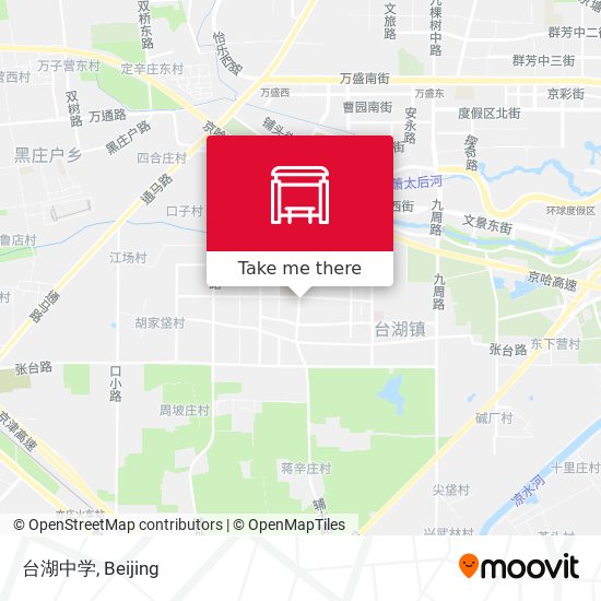 台湖中学 map