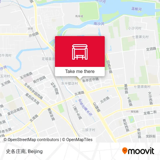 史各庄南 map