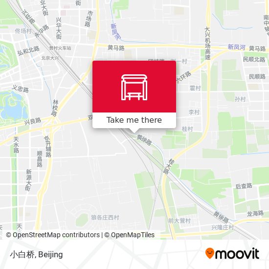 小白桥 map