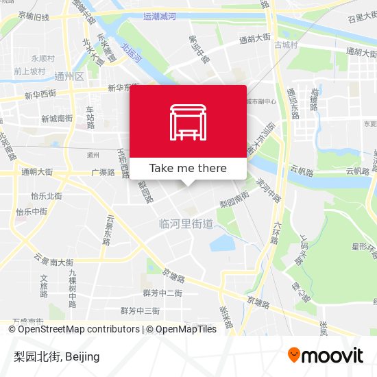 梨园北街 map