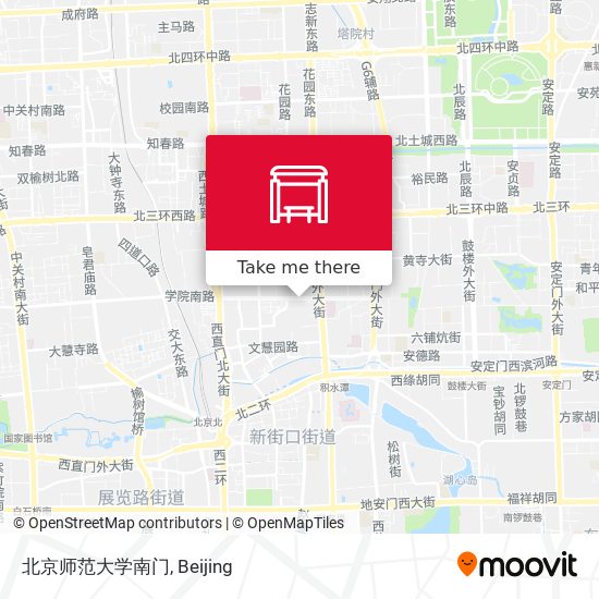 北京师范大学南门 map