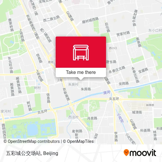 五彩城公交场站 map