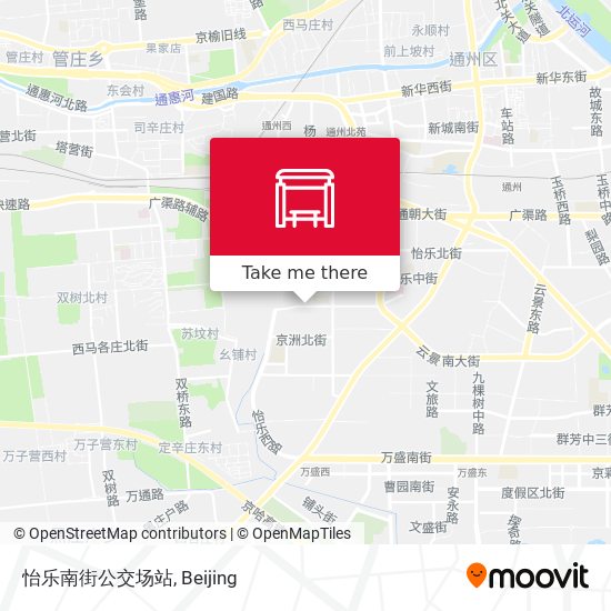 怡乐南街公交场站 map