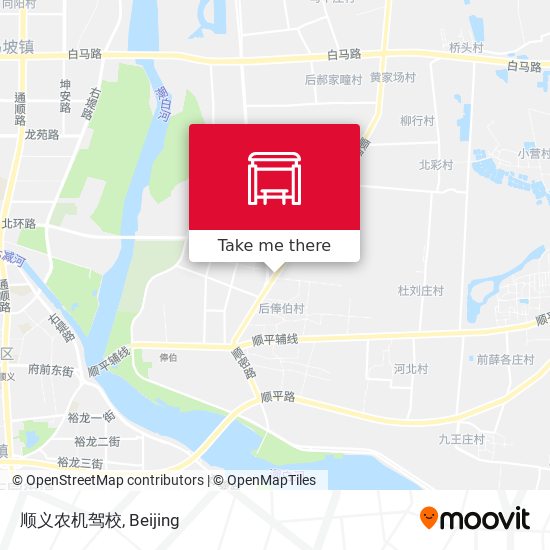 顺义农机驾校 map