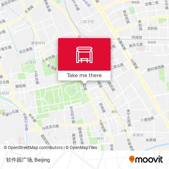 软件园广场 map