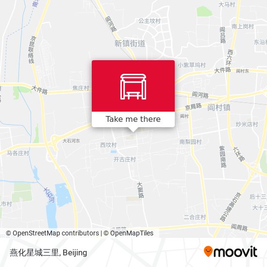 燕化星城三里 map