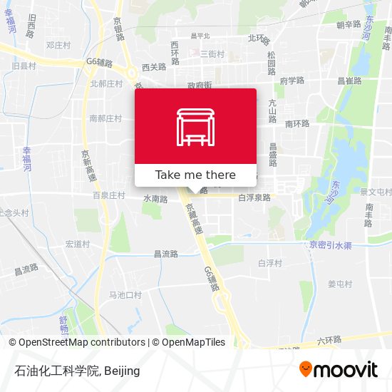 石油化工科学院 map
