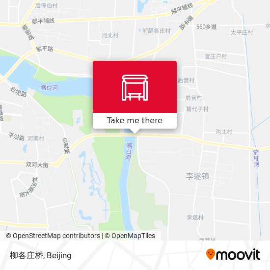 柳各庄桥 map
