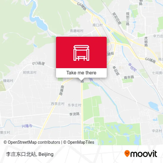李庄东口北站 map