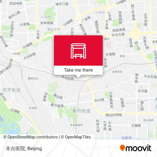 丰台医院 map