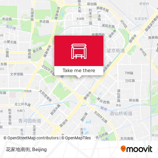 花家地南街 map