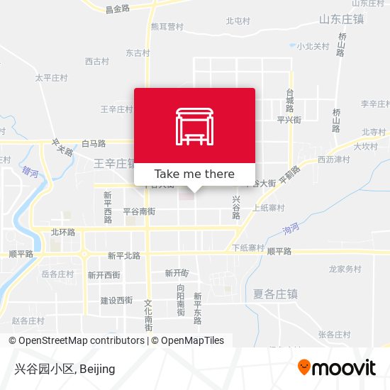 兴谷园小区 map