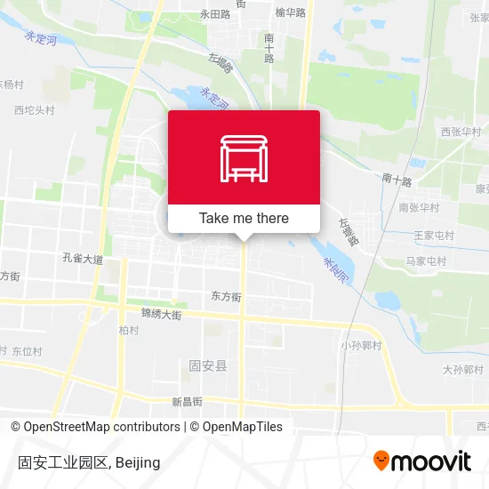 固安工业园区 map