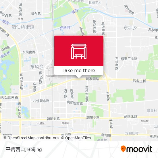 平房西口 map