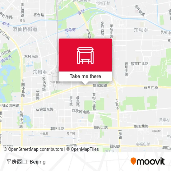 平房西口 map