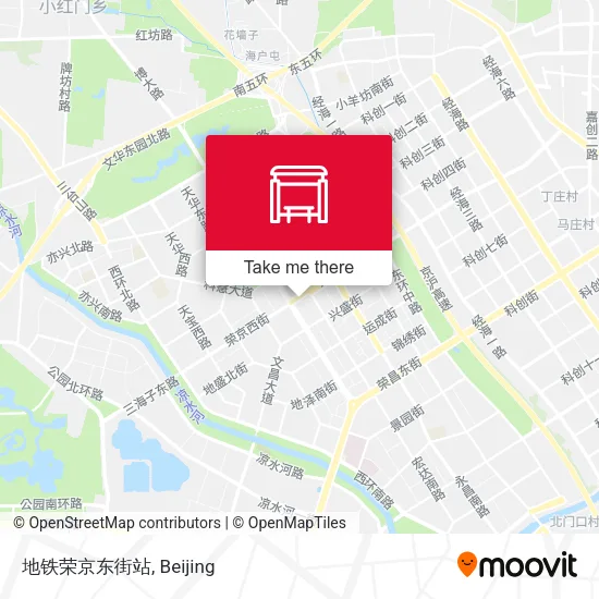 地铁荣京东街站 map