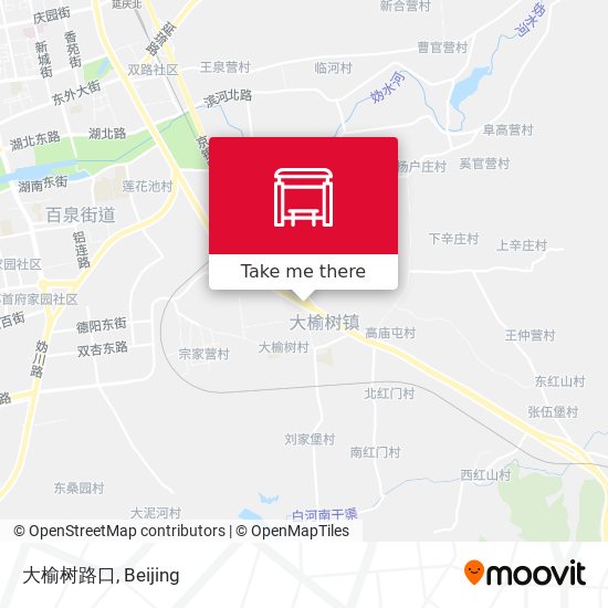 大榆树路口 map