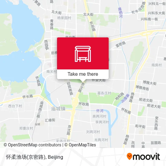 怀柔渔场(京密路) map