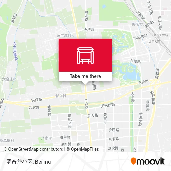 罗奇营小区 map