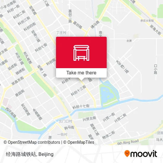 经海路城铁站 map