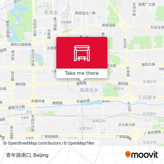 青年路南口 map