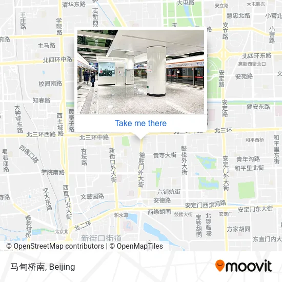 马甸桥南 map