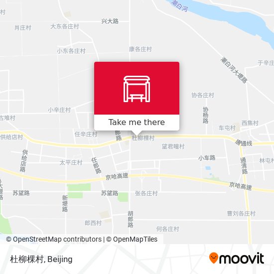 杜柳棵村 map