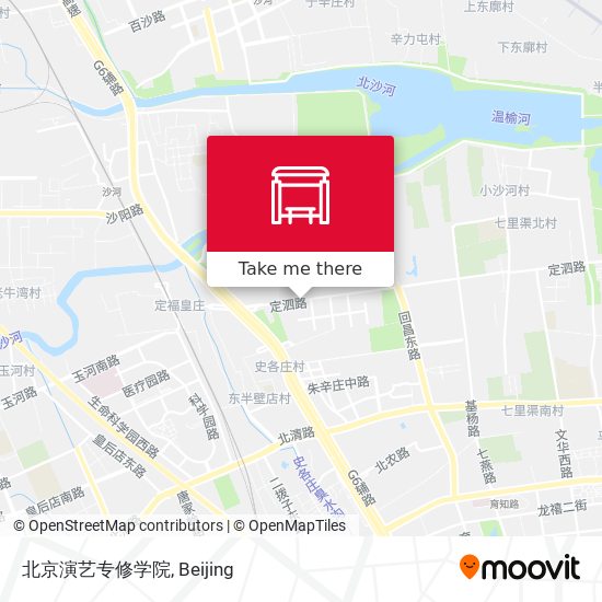 北京演艺专修学院 map