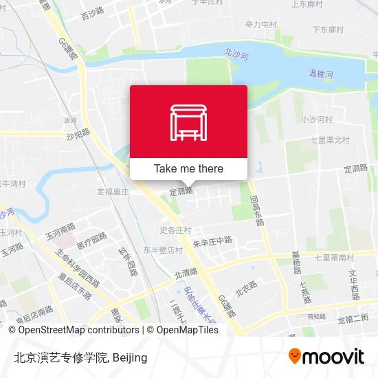 北京演艺专修学院 map