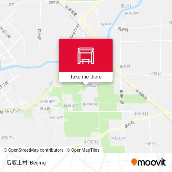 后堰上村 map