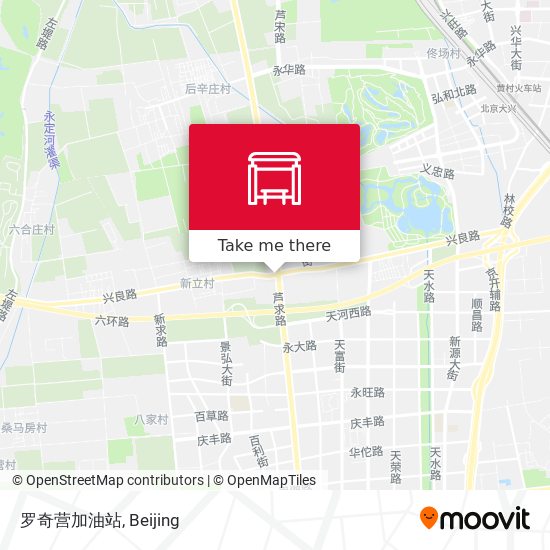 罗奇营加油站 map