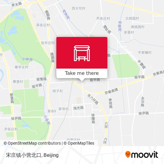 宋庄镇小营北口 map