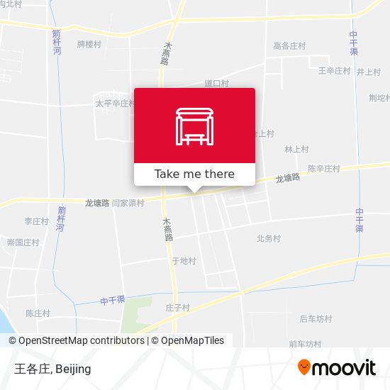 王各庄 map