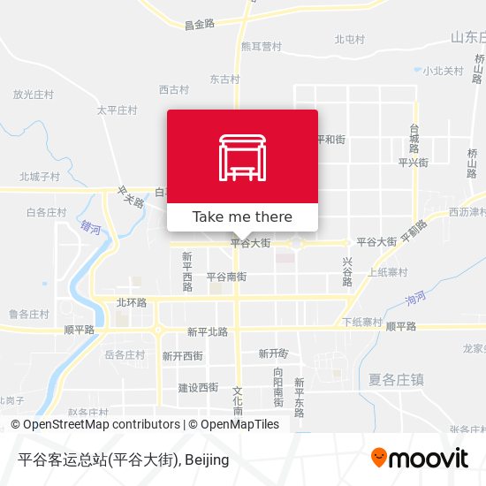 平谷客运总站(平谷大街) map