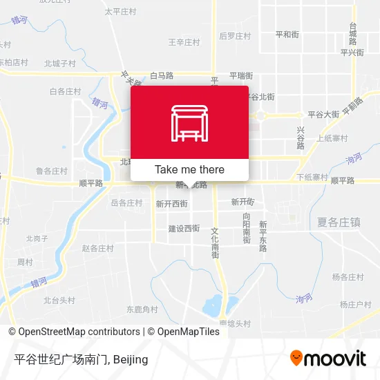 平谷世纪广场南门 map