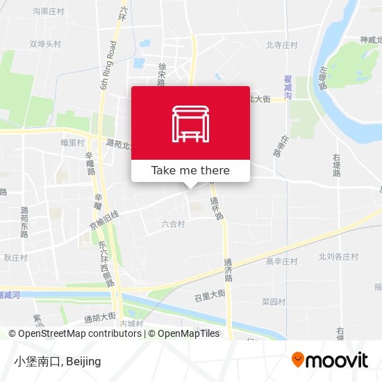小堡南口 map