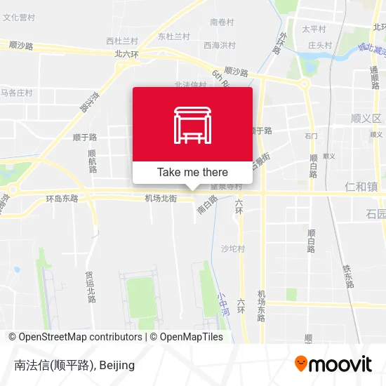 南法信(顺平路) map