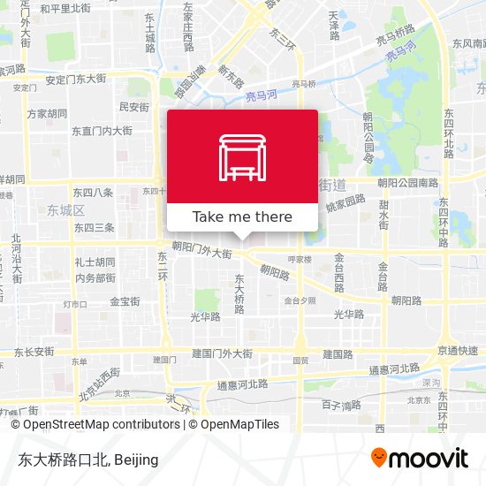 东大桥路口北 map