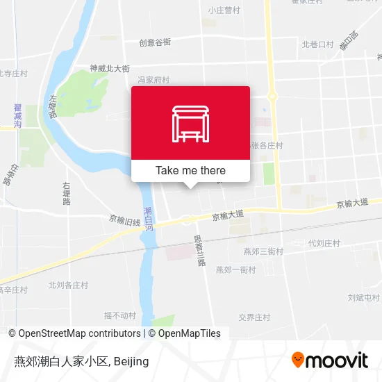 燕郊潮白人家小区 map