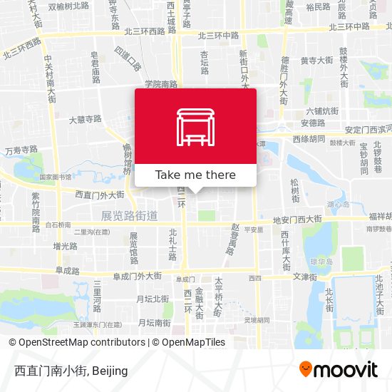 西直门南小街 map
