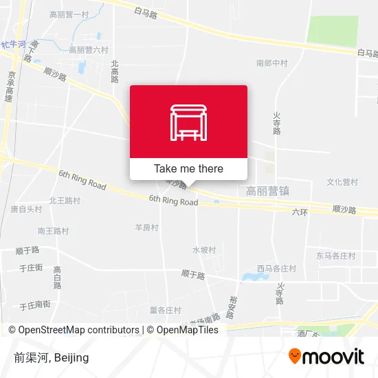 前渠河 map