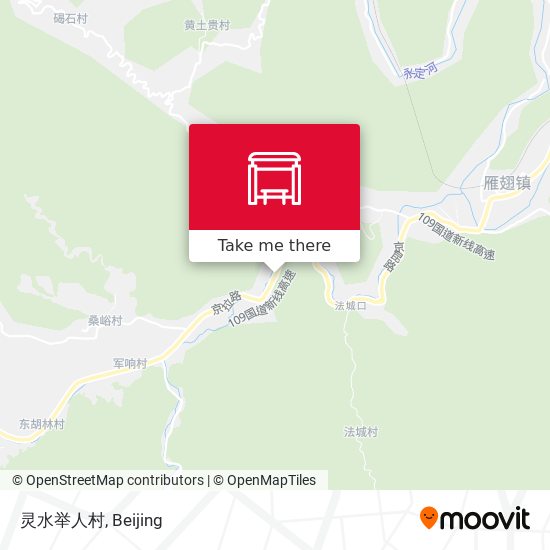 灵水举人村 map