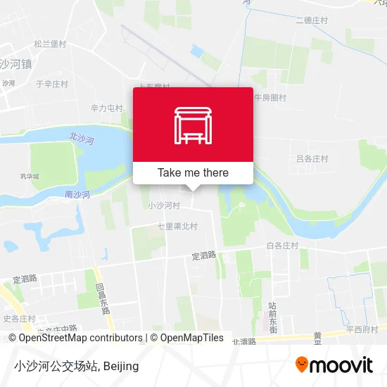 小沙河公交场站 map