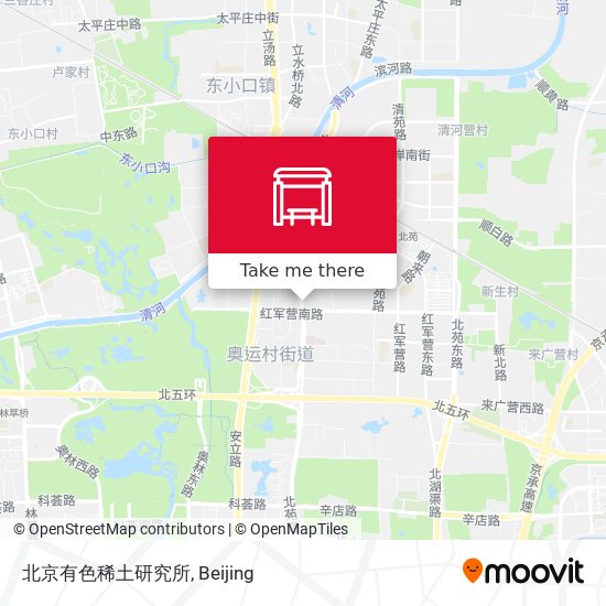 北京有色稀土研究所 map