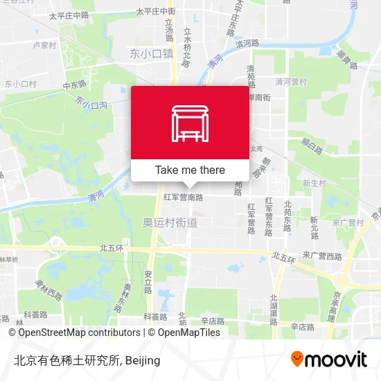 北京有色稀土研究所 map