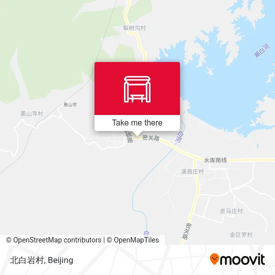 北白岩村 map